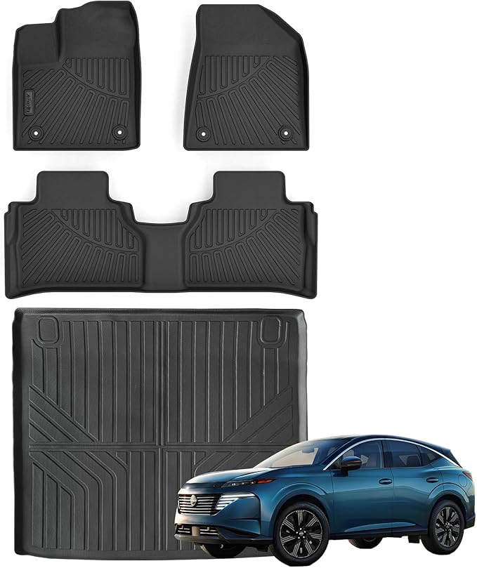 Floor Mats & Cargo Liners for 2025 Nissan Murano TPE All Weather Protection Car by AltraVosAllWeatherCarMats