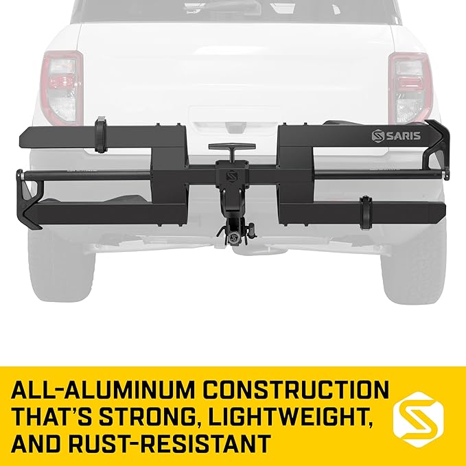Saris SuperClamp G4 2-Bike Hitch Rack – Lightweight Platform Bike Carrier - Image 7