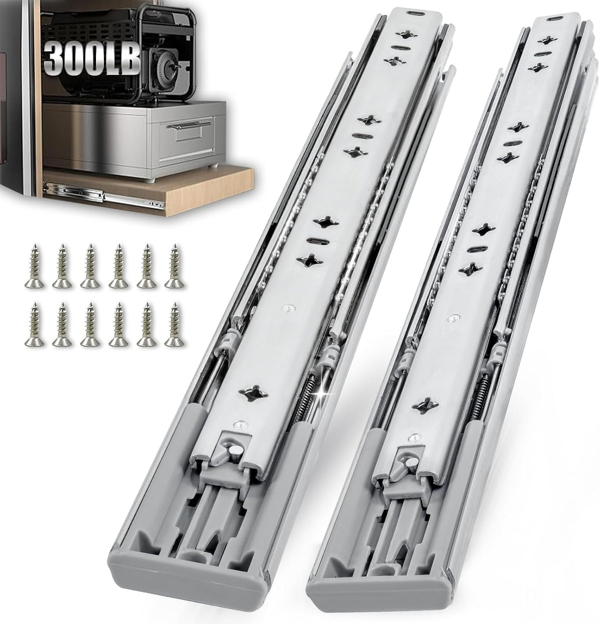 3/4" thick 300lbs soft close heavy duty drawer, main product view