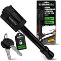 Rhino USA 2” Trailer Hitch Pin – Patented 5/8" Locking Receiver Pin for Class III/IV Hitches – Weatherproof, Anti-Theft, Debris-Protected – Tow Truck Ready – Black 1PK