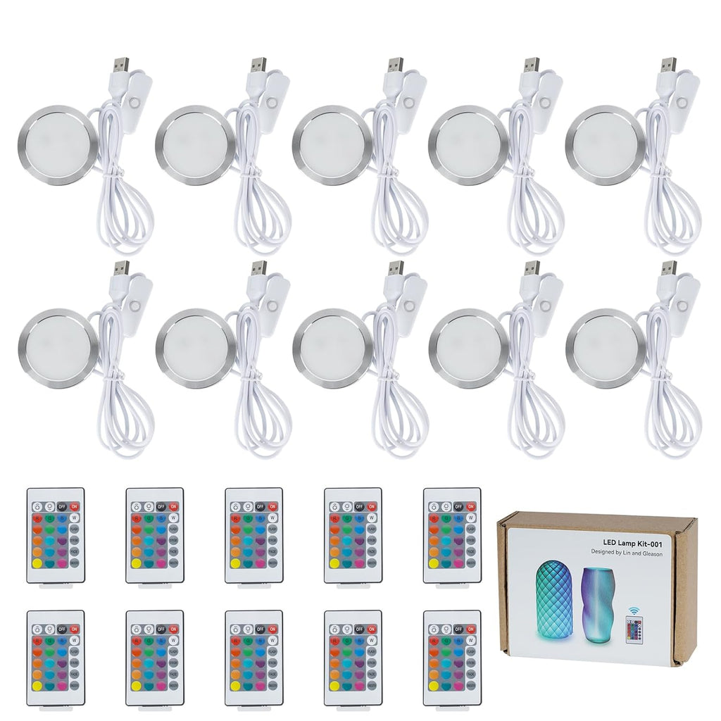 remote control rgb led lamp kit 001 for, main product view