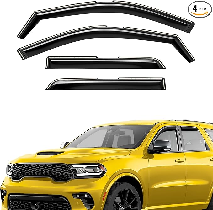 Extra Durable Window Deflectors in-Channel Window Visors Rain Guards Fit by AEROGUYSCustomfitrainguard