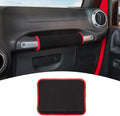 for Jeep JK Passenger Grab Handle Protector Cover Fit for Jeep Wrangler JK JKU 2011-2017 Black Red Interior Accessories 1pc