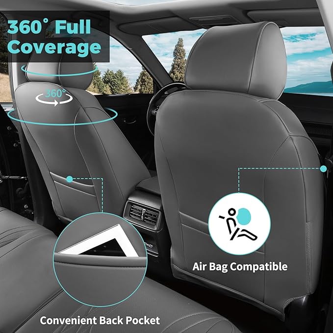 Seat Covers for Honda CRV 2023 2024 2025 2026 EX/EXL/LX/Sport/Touring/Special - Image 9