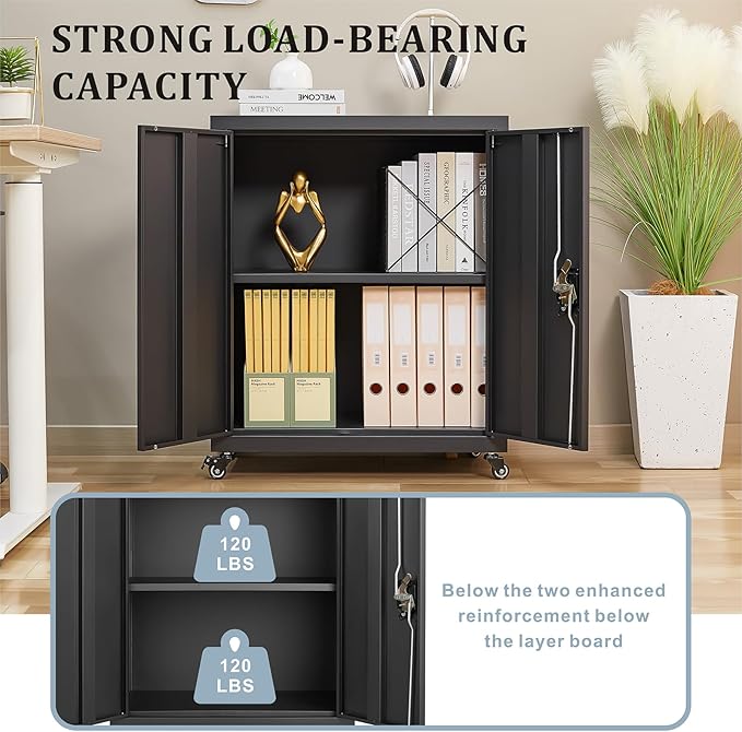LUCYPAL Metal Storage Cabinet - Image 4