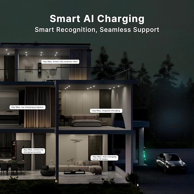 Autel MaxiCharger Level 2 EV Charger up to 40Amp, Indoor/Outdoor Fast Electric