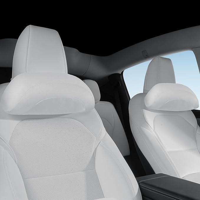 Car Headrest Pillow for Driving, Softness Ergonomic Design Universal Travel by topabyte