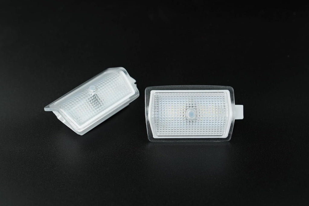 SANRILY 4Pcs Car Door Welcome Lights Fit for Benz EQC 2018-2022 G A C E Class W167 W213 GLA GLC GLE Wireless Car Door Step Welcome Lights Shadow Lights (7 Color Lights)