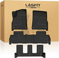 LASFIT Floor Mats for Rivian R1S 2022 2023 2024, All Weather Floor Liner TPE by LASFIT