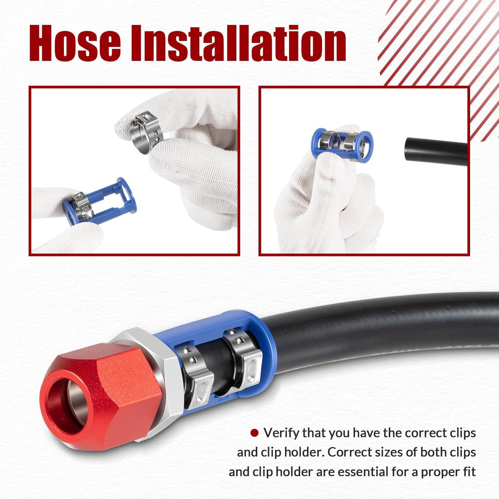 800-671 a/c line splice kit for 3/8" line, package contents