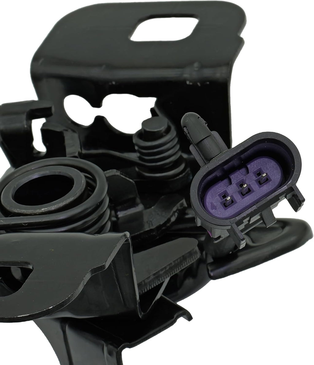 NOVAPARTS Hood Latch GM1234132 84460937 for 2015-2019 GMC Sierra Chevy Silverado 2500 HD 3500 HD 6.0L 6.6L Replaces 85574822, Black w/Remote Start