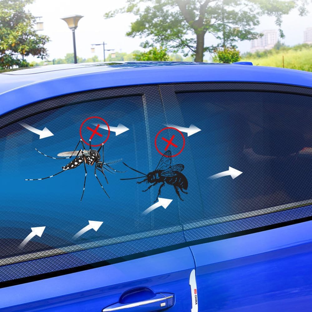 Car Window Screens for Subaru Forester 5 (V) SK 2019-2024, Transit Window Covers Front Door Bug Screens Car Side Window Sun Shade Mosquito Net Solar/UV Protection