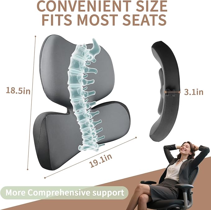 Lumbar Pillow, Ergonomic Lumbar Support Pillow - Image 6