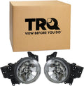 TRQ Driver and Passenger Side Headlight Assembly Set Halogen for 2007-2014 Toyota FJ Cruiser