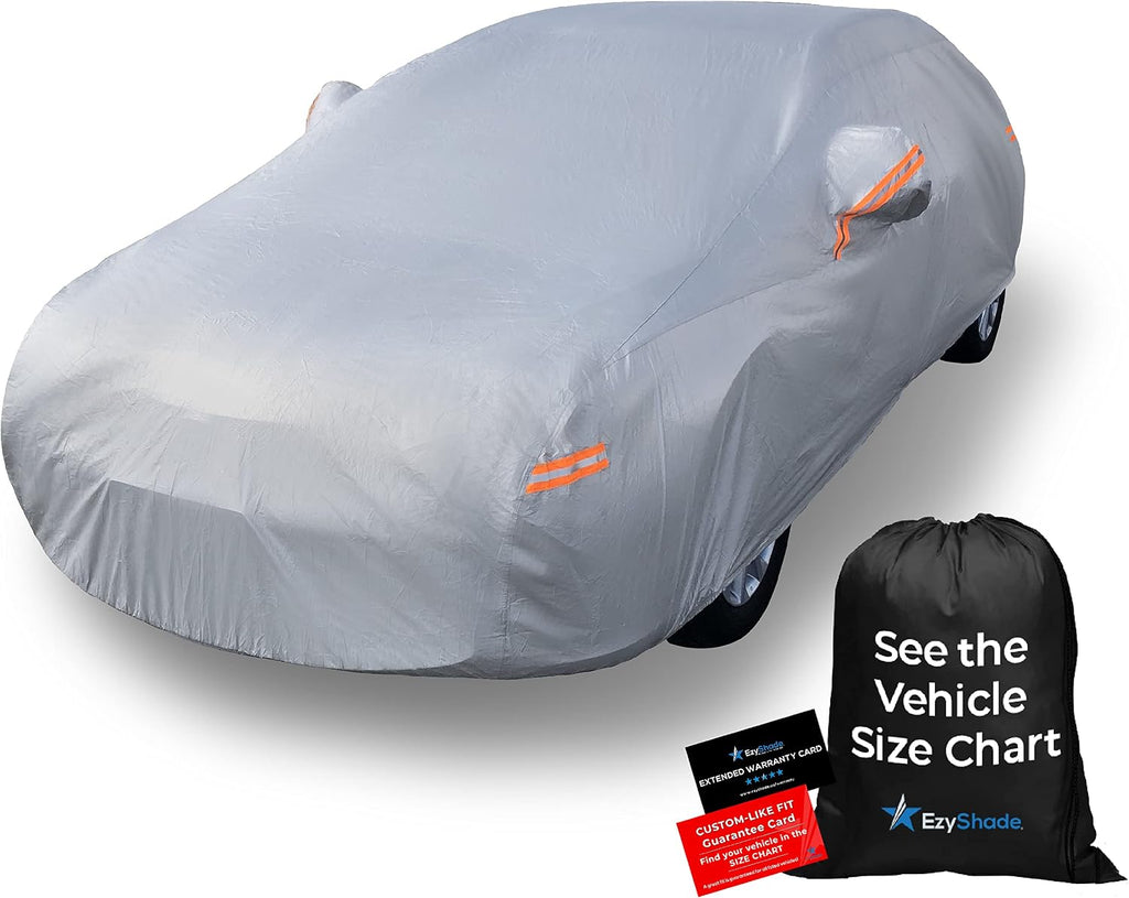 EzyShade 10-Layer Car Cover Waterproof All Weather. See Vehicle Size-Chart