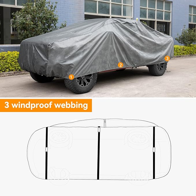 XCAR Ultra Light Waterproof Truck Car Cover - Image 2
