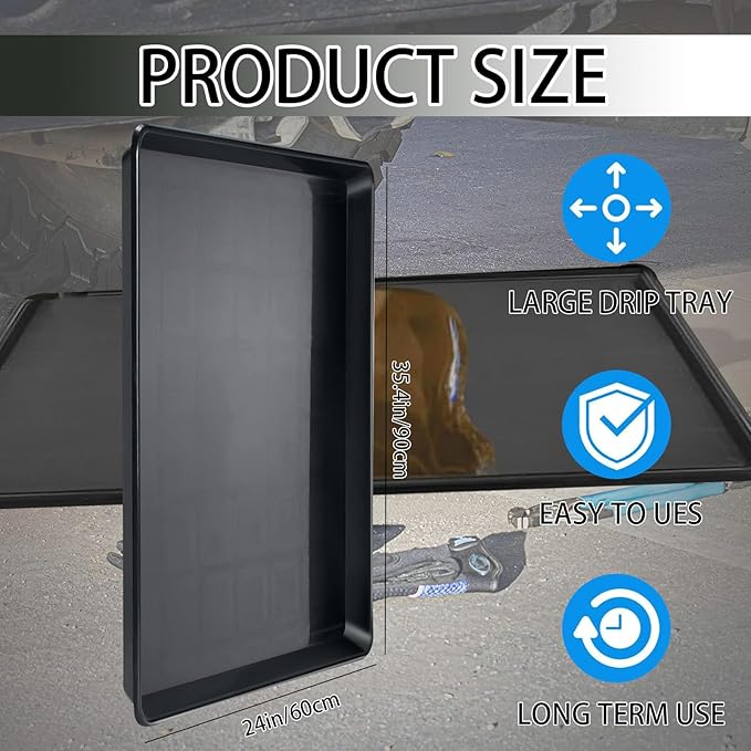 3Pcs Auto Oil Drip Pan Extra Large Oil Drip Pan - Image 4