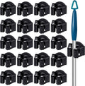 20 Pcs Magnetic Mop Broom Holder Movable Magnetic Broom Holder Rack, Anti Slip