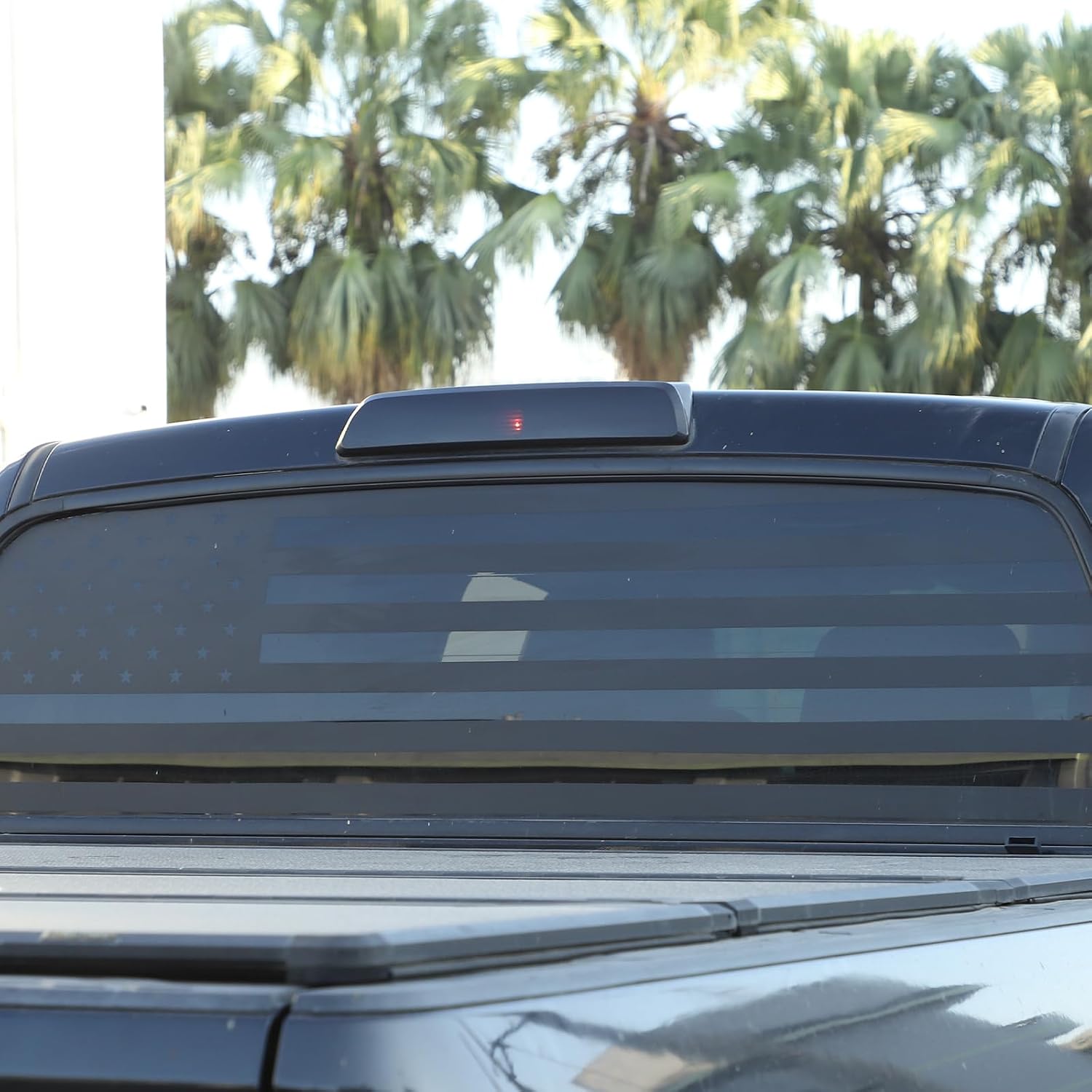 3rd Brake Light Third High-Position Center Blackened Shell Cover for Toyota Tundra 2014-2021