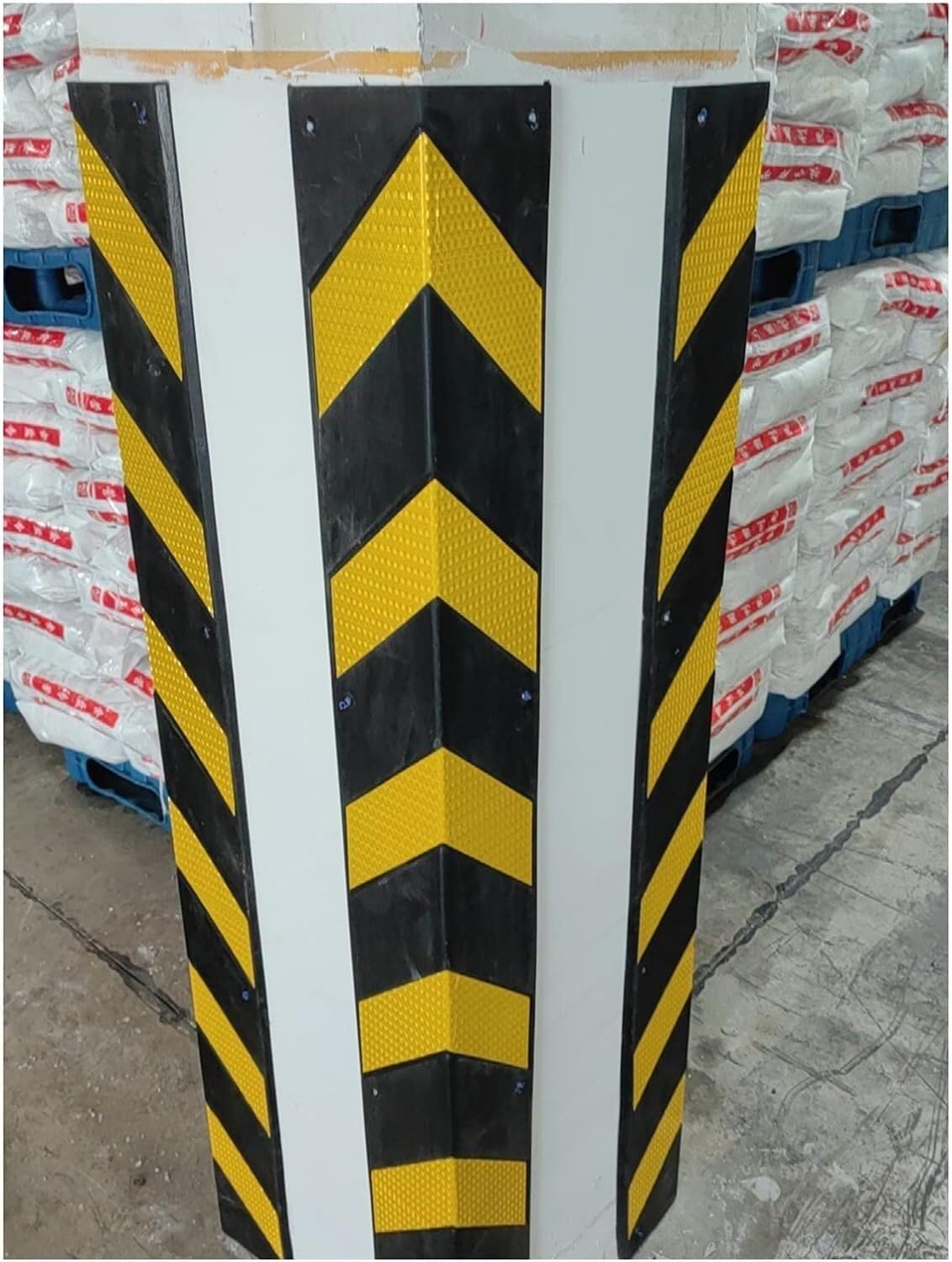 Parking Garage Wall Protector Corner Guard, 1cm Thick Rubber Column,