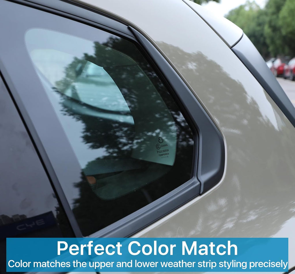 ABS Matte Black Rear Window Trim Molding Covers for 2023-2026 Mazda CX-50, Flat Black Outside D Pillar Post Molding Cover Trims Compatible with Mazda CX50 CX 50 Hybrid 2024 2025