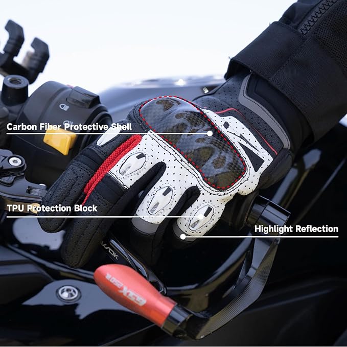 VXW Motorcycle Gloves for Men and Women - Image 2