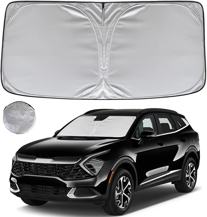 KAYZT Windshield Sun Shade for 2023-2025 2026 Kia Sportage NQ5 Foldable by KAYZT