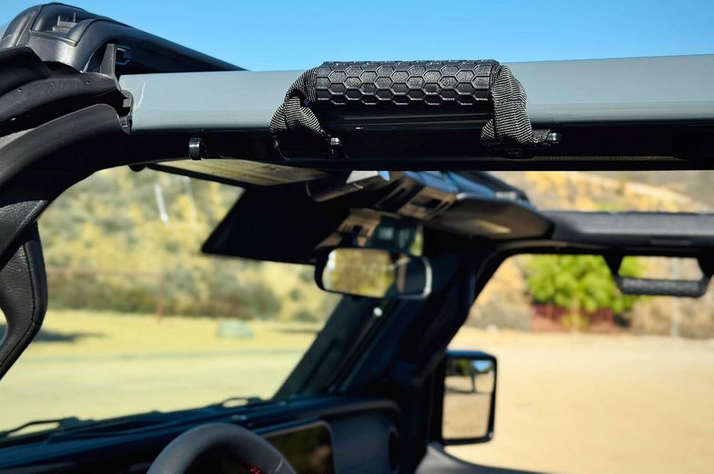 NXTGEN Cross Terrain Grab Handles for Jeep Wrangler JL 2018–2026 - Magnetic Stow-Away, Sky One Touch Compatiable – Airbag Compatible – Front & Rear – 2 Piece Set Left & Right