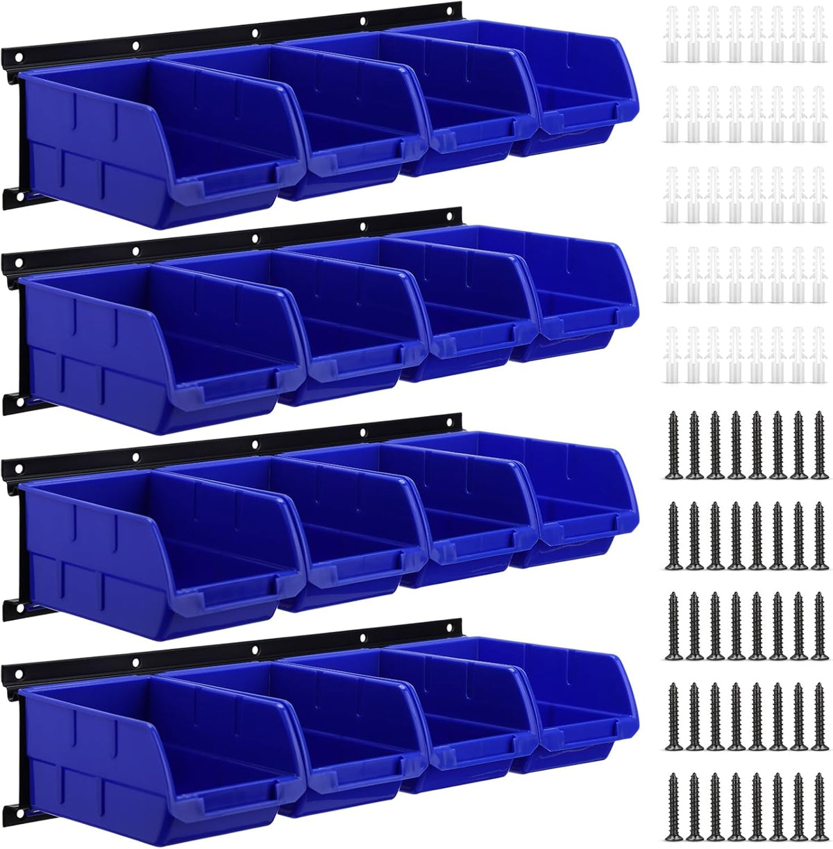 maitys wall mounted storage bins parts plastic hanging, main product view