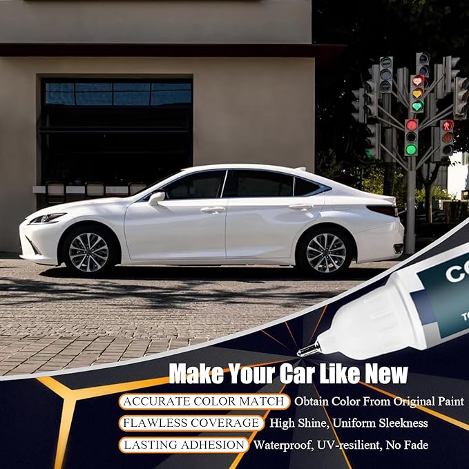Copper Cres Touch Up Paint for Lexus, Car Paint Pen Scratch Repair Two-In-One - Image 4