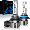 rimthin 9005 Bulbs, Super Bright 6000K Cool White 9005 Fog Bulb with Cooling Fan, IP67 Waterproof, Pack of 2
