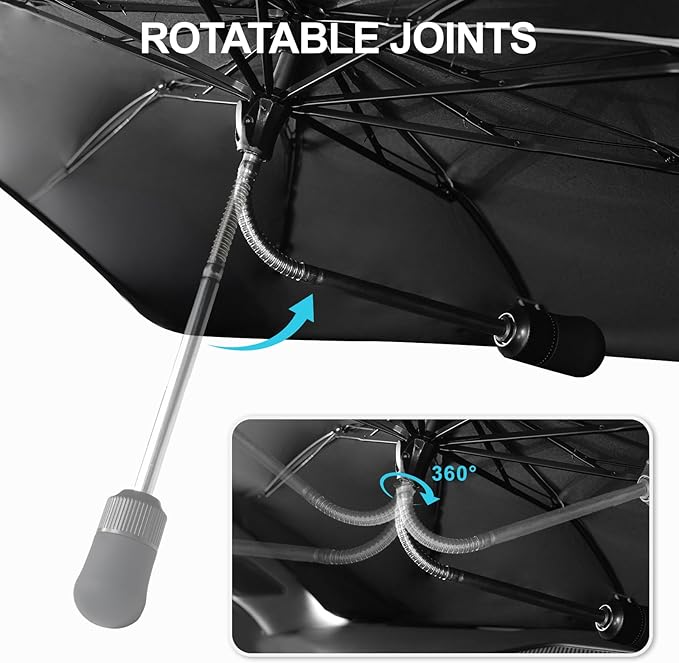 2019-2025 Upgraded for Ram 1500 Sunshade, Portable Foldable Sunshade Accessories - Image 6