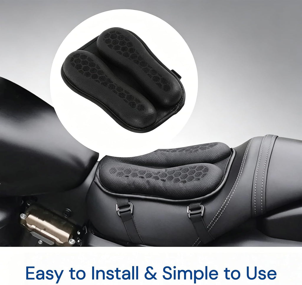 hexrider - Hex Rider Seat Cushion Set, Original Driver & Passenger Motorcycle Seat Cushions (1 pc)