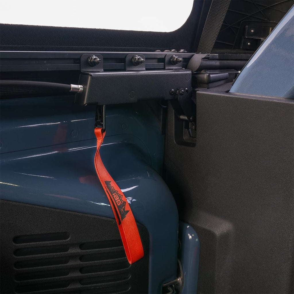 IAG V2 EZ-Pull Soft Top Rear Hatch Release Handle for Ford Bronco 2021-2026 4 Door Soft Top - One-Hand Cable-Actuated Pull Strap, Easy Install, Made in USA