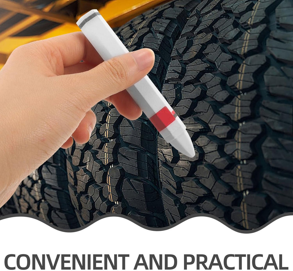 2pcs Car Supplies Tire Marking Pens Tire Repair Marker Pens Marker for Car White