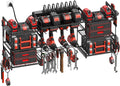 CCCEI Black Power Tool Organizer Wall Mount, Large Tools and Battery Storage
