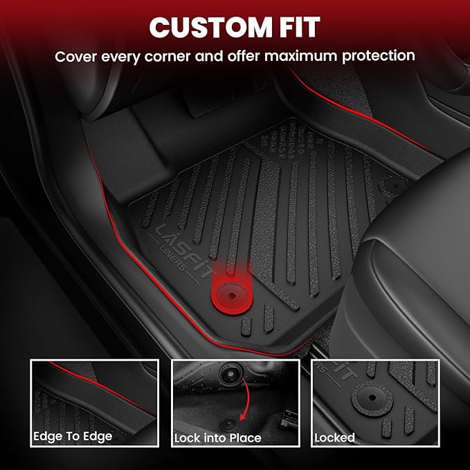 LASFIT Floor Mats & Trunk Mat for Ford Fusion & Lincoln MKZ 2013-2016 All - Image 2