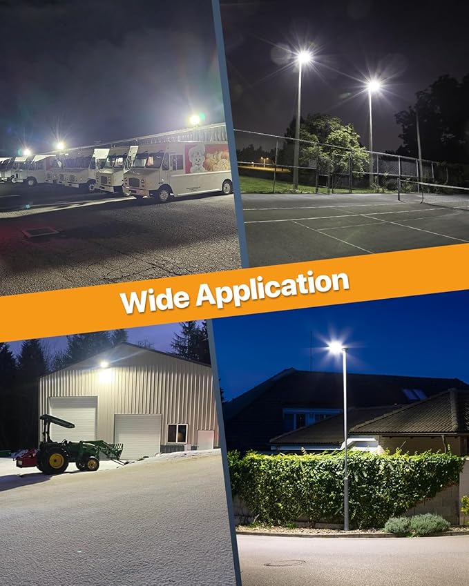 Led Parking Lot Light 400W 60, 000LM Slip Fitter Street Pole Light - Image 7