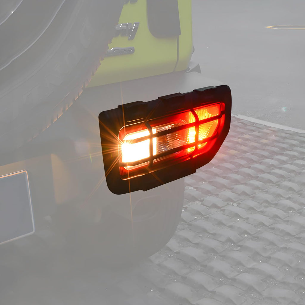 Tail Light Decoration Covers Rear Taillight Guard Trim for Suzuki Jimny 2019-2025 Car Lamp Protector Exterior Accessories Black H