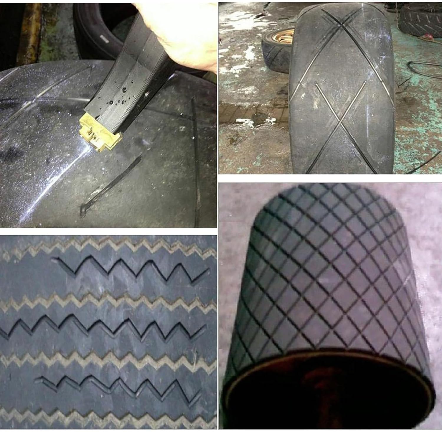 V/U Shape Rubber Stamping Engraving Blades(20pcs), Tire Grooving Blades(R1-R5/W1-W6), Wide Range of Applications, Uniform Heating, for Tire Grooving Machines,R2