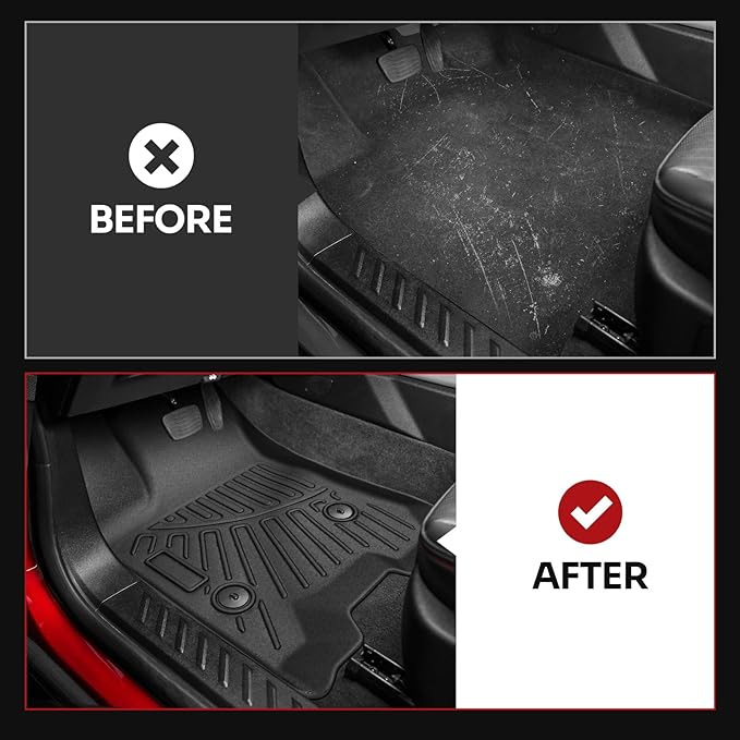 Powerty Floor Mats for 2023-2025 Chevy Colorado/GMC Canyon Accessories - Image 7