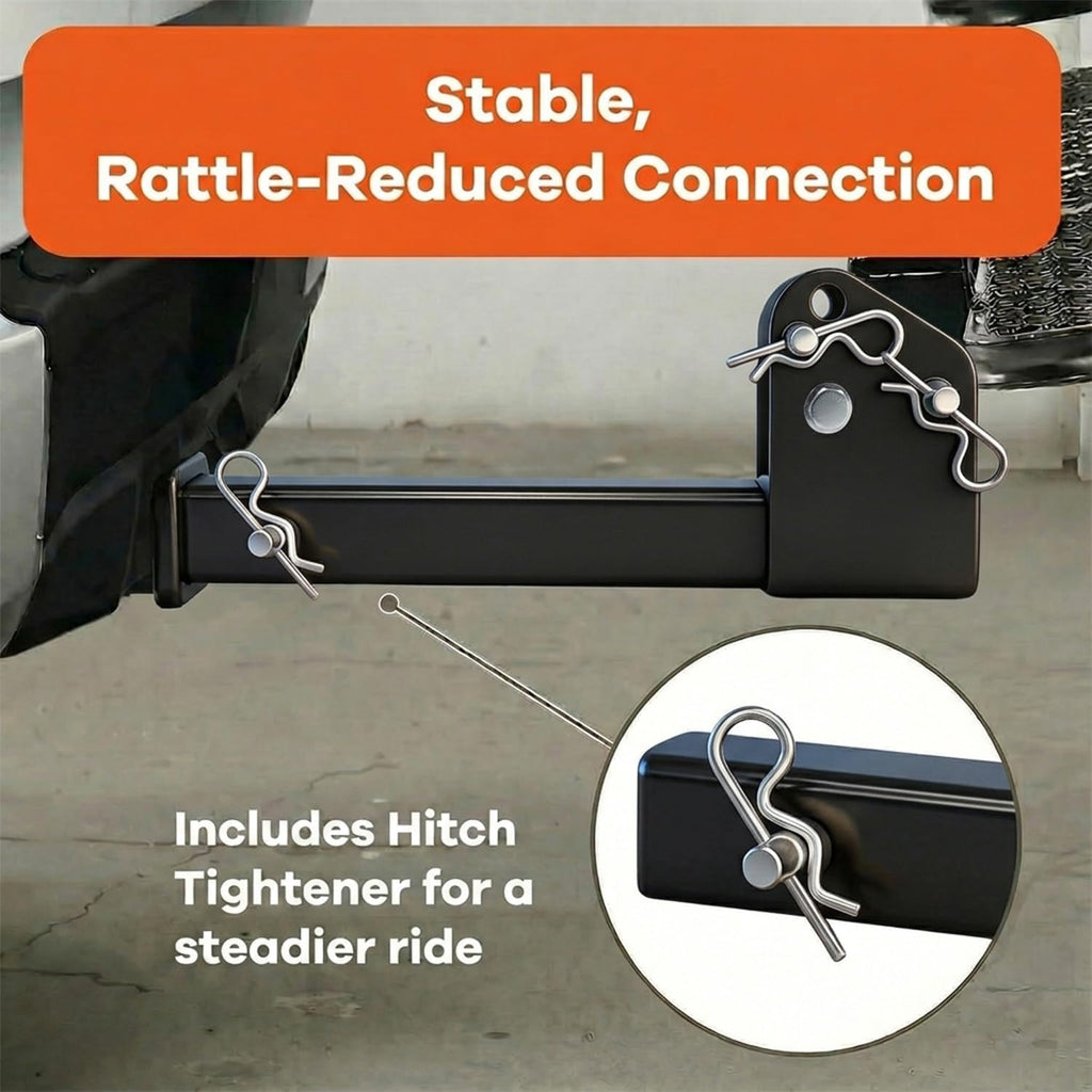 XXL Hitch Cargo Carrier with Waterproof Bag, 70" x 30" x 6" Galvanized Steel Basket and 68" x 28" x 33" Bag, 500 lb Capacity, Raised Shank,Fits 2" Receiver for SUV Truck Van Car