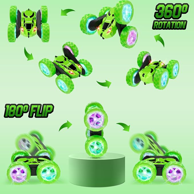 Remote Control Car, 360° Rolling Rotating 2.4GHz 4WD RC Cars - Image 5