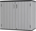 mrosaa large outdoor storage box,resin sheds&outdoor storage waterproof/lockable,outdoor, main product view
