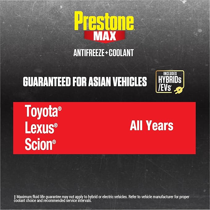 Prestone AF6210 MAX Asian Vehicles Anti-Freeze and Coolant, 1 Gallon - Image 4