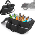 HODRANT Leakproof Motorcycle Saddlebag Cooler Bag, Insulated Saddle Bag Insert Cooler Compatible with Harley Davidson 1993-2022 Touring Hard Saddlebag, Waterproof Motorcycle Beverage Cooler Bag, 1 Bag