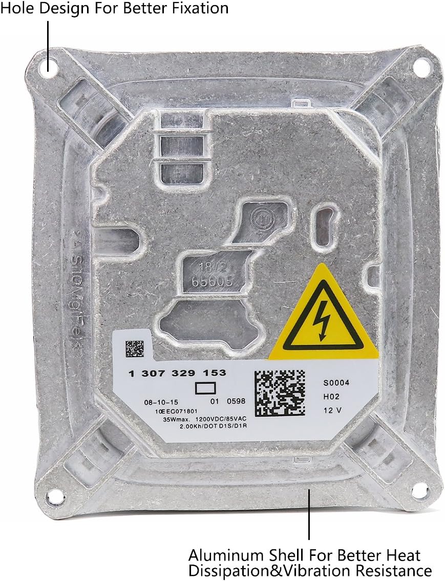 1307329153 Xenon Headlight Ballast Control Unit Module with Fast Startup Safe Stability for Cadillac Mini Cooper Audi 130732915301 1307329193 130732919301