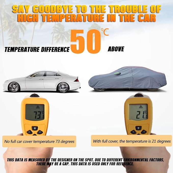 Waterproof Zipper Doors Pickup Car Cover, Ram 1500 2500/ Chevy Avalanche - Image 2