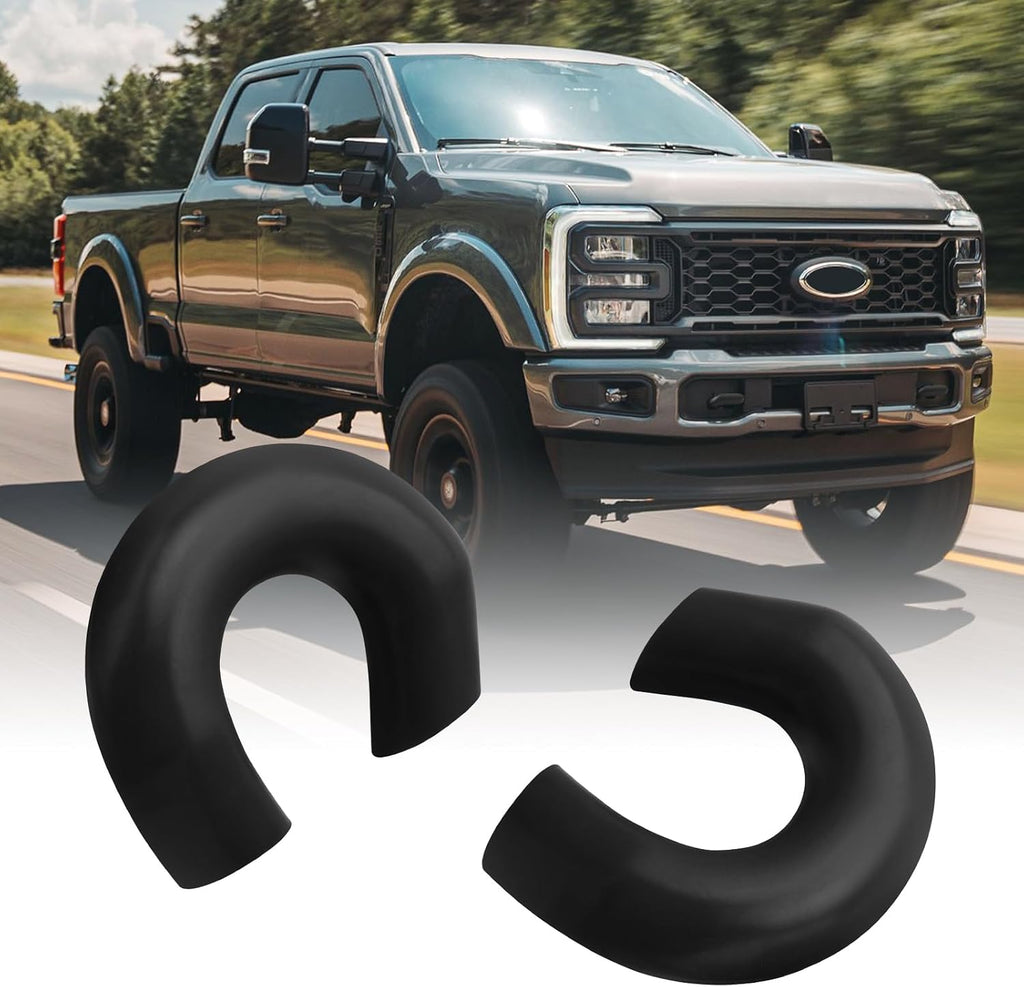Tow Hooks Covers for Ford Super Duty F250 F350 F450 2017-2025 Compatible with Ford Super Duty F250 F350 F450 Accessories 2017-2026 (Black)