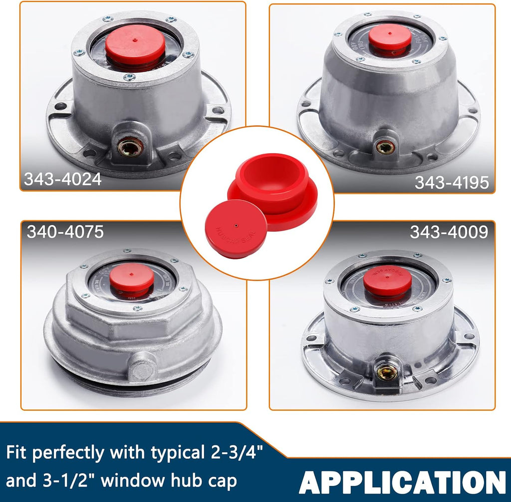 CheeMuii 12 PCS Hubcap Rubber Plugs 1-1/8" Wheel Fit for Trailer Hub Cap Replace Stemco 359-5990 Fit for Stemco 343-4009 343-4024 etc